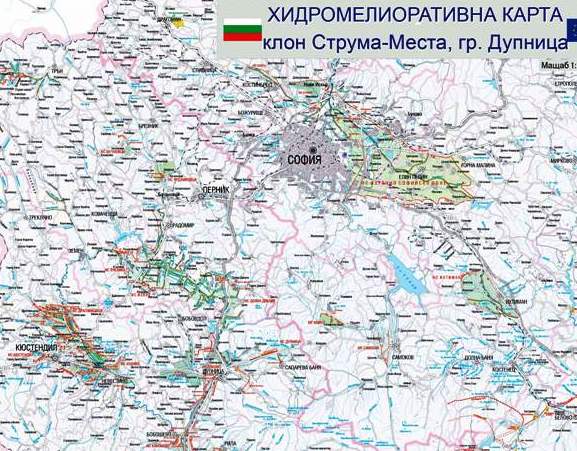 Хидромелиоративна карта