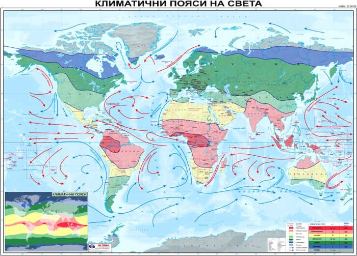 Климатични пояси на света